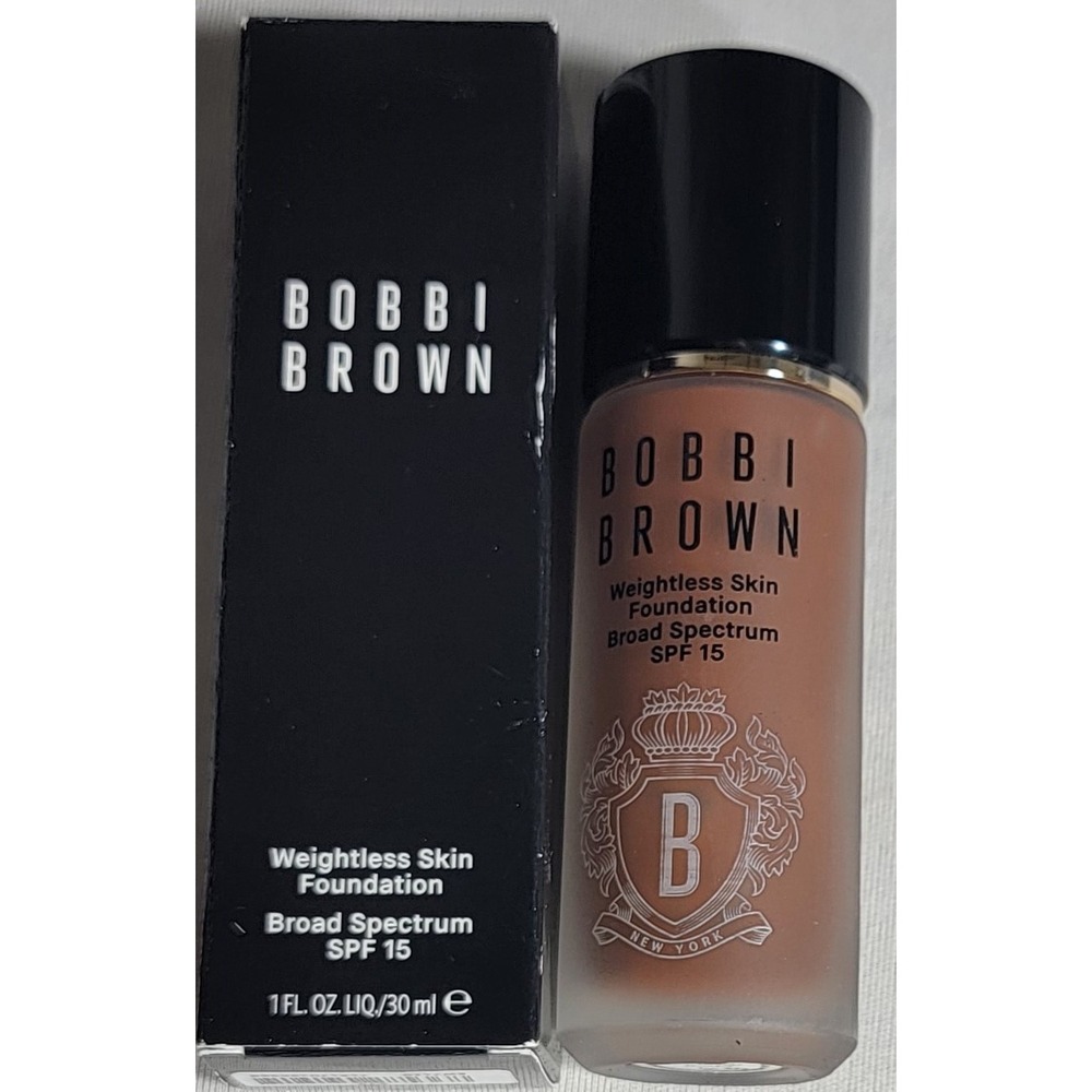 Bobbi Brown Weightless Skin Foundation SPF 15 N-112 Espresso 1oz New in Box